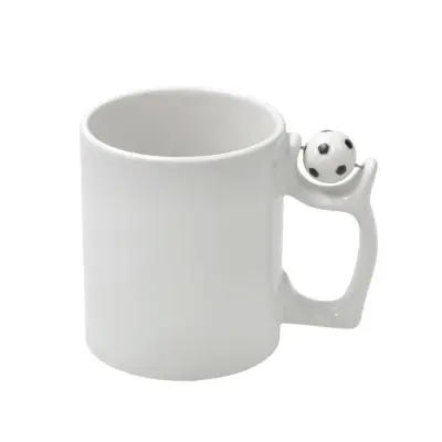 Cana ceramica, maner cu minge fotbal, personalizata